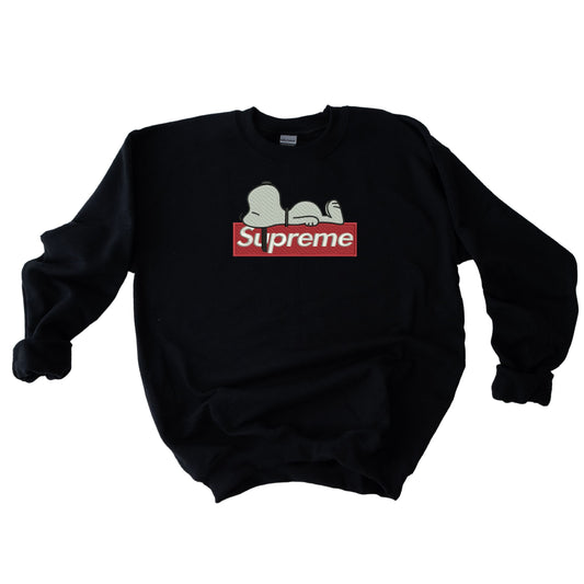 Snoopy Embroidered Crewneck